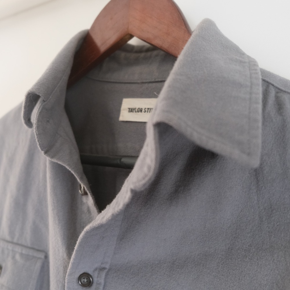 Taylor Stitch Yosemite Shirt in Slate - Size 38